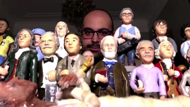 Egyptian artist creates sculptures of celebrities