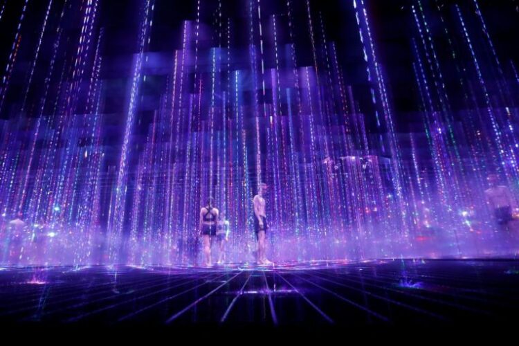 Japan’s teamLab melds museum and sauna in fresh digital art experience,