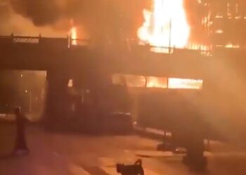 Myanmar coup latest: Military-owned buildings catch fire under curfew