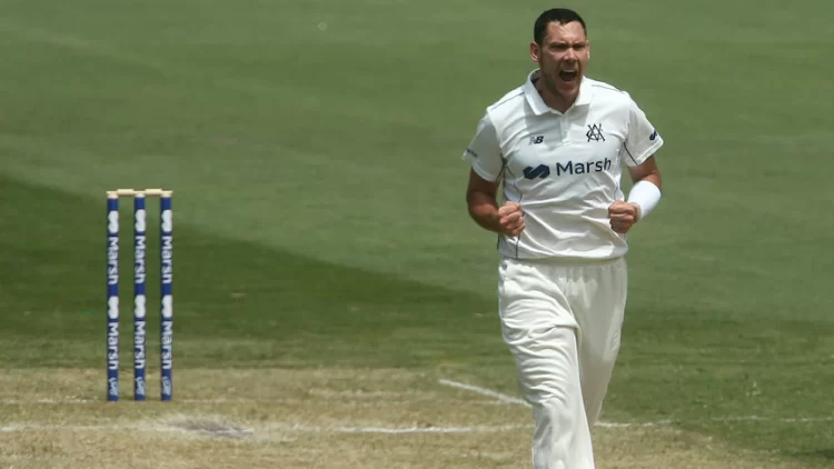 Victoria’s Scott Boland presses Ashes selection claims in Sheffield Shield clash against NSW