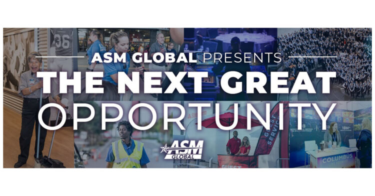 ASM Global Plans Largest Job Fair in Live Entertainment History and First of Its Kind Targeting Countries in U.S., Europe, South America and Asia-Pacific