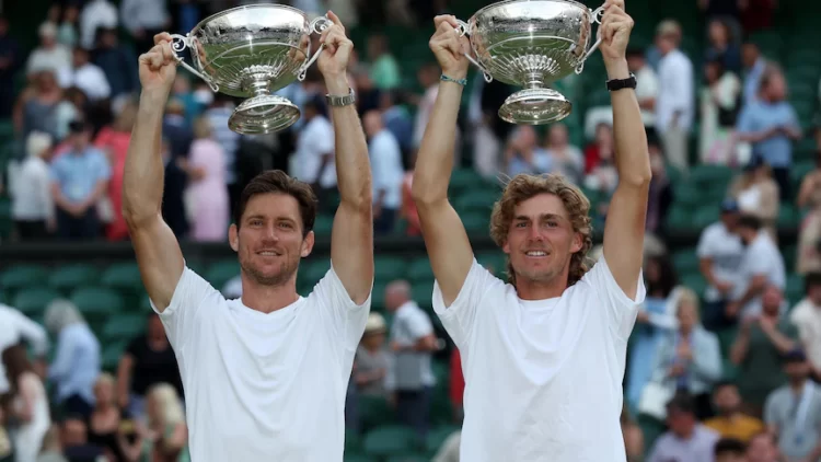 Matthew Ebden and Max Purcell win Wimbledon men’s doubles final over defending champions Nikola Mektic and Mate Pavic
