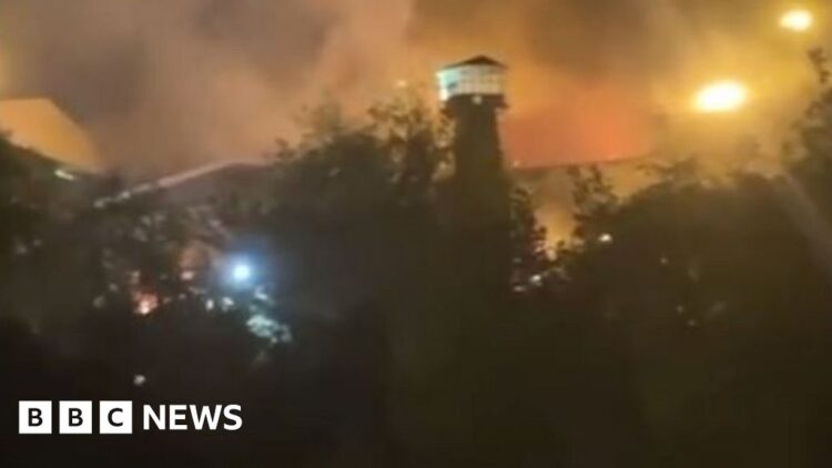 Evin prison fire: Several dead after fire at Iran's notorious detention centre – BBC