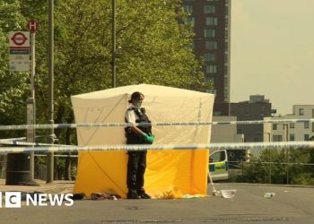 Edgware: Murder arrest over stabbing of woman – BBC