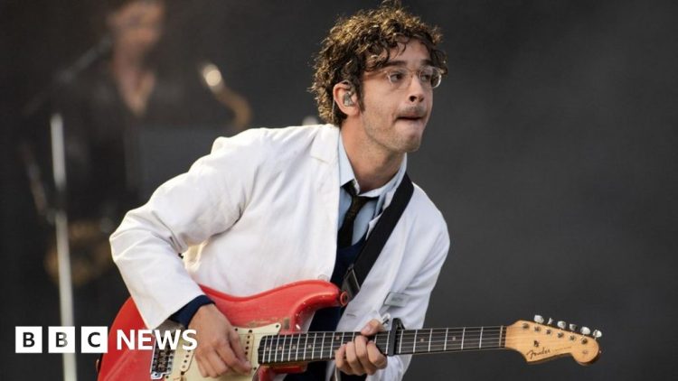 Matty Healy: The 1975 threatened with legal action after Malaysia festival cancellation